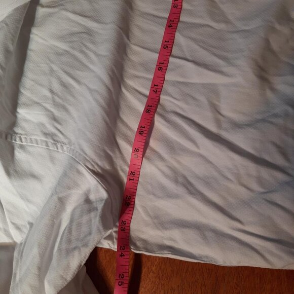 NEW ! Design in Italy Men Long Sleeve Button Down Shirt White Size16 1/2(34-35) - Picture 5 of 10